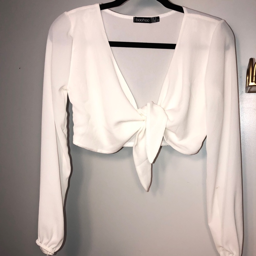 Boohoo crop top